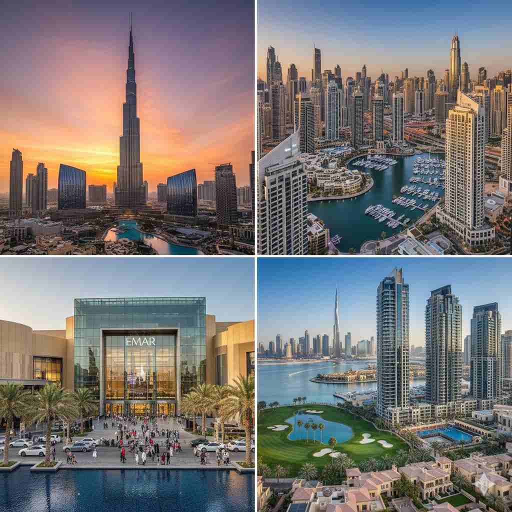 Emaar Properties, a company known for Downtown Dubai and the Burj Khalifa, is at the top of the hierarchy.